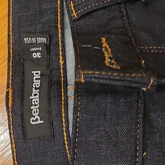 NWT Betabrand Stretch Jeans Dark Wash Size 30 - Picture 2 of 8